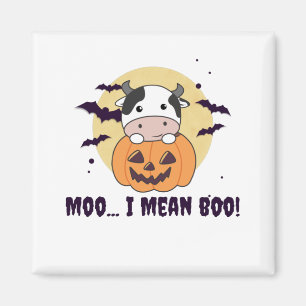 Imã Vaca Fantasma Cute Kawaii Halloween Moo Eu Quero D