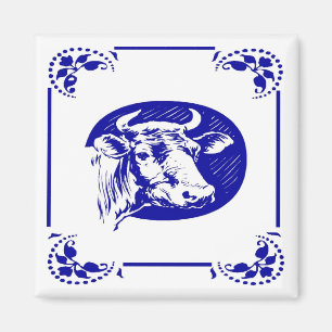 Imã Vaca holandesa azul