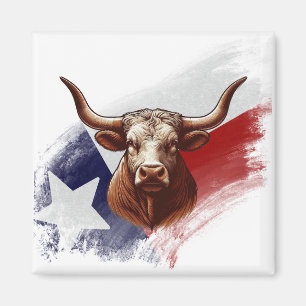 Imã Vaca longhorn do Texas