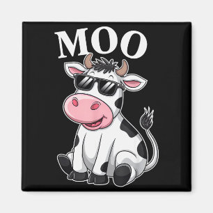 Imã Vaca Moo - Vaca Engraçada Fazendeiro Para Homens M