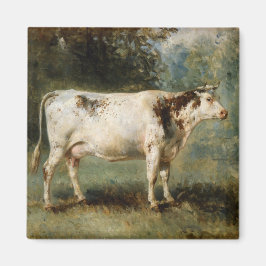 Imã Vaca numa paisagem rural (animal Fazenda)