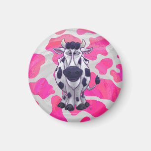Imã Vaca Rosa e Branca