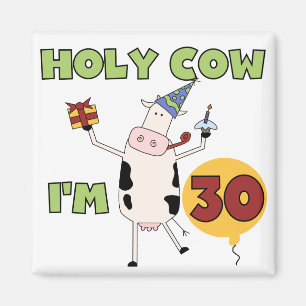 Imã Vaca santamente eu sou 30 camisetas e presentes