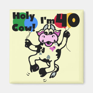 Imã Vaca santamente eu sou 40 camisetas e presentes