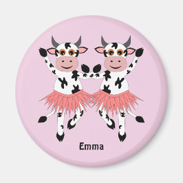 Imã Vacas dançantes bonitas e engraçadas