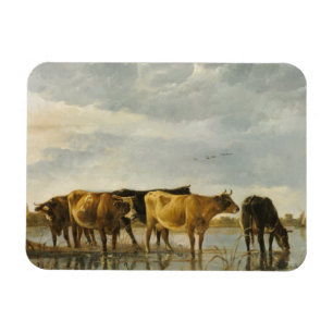 Ímã Vacas em um rio Aelbert Cuyp