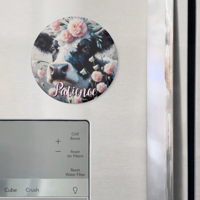 Imã Vacas Holstein Flores Fazenda Casa Personalizada (In Situ (Fridge))