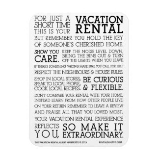 Ímã Vacation Rental Guest Manifesto
