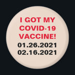 IMÃ VACINA DA COVID- 19<br><div class="desc">VACINA DE MAGNET-COVID- 19 COM DATA E TEXTO</div>