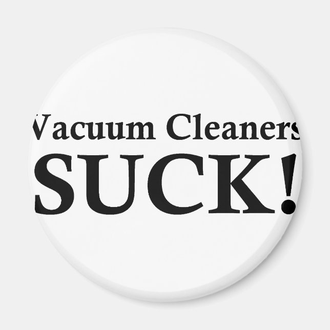IMÃ VACUUM CLEANERS SUCK (Frente)