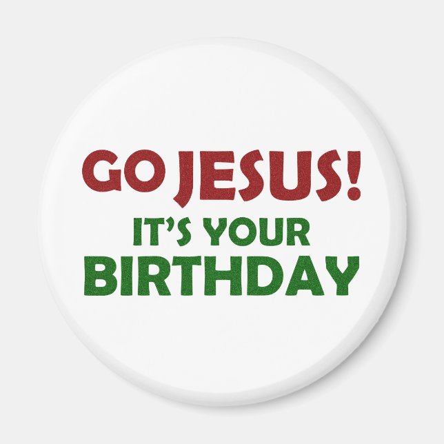 Imã Vai Jesus! É seu aniversário (Frente)