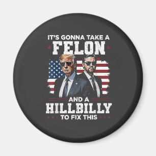Imã Vai levar felon e Trump Vance.