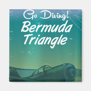 Imã Vai Mergulhar! poster de viagens de triângulo das