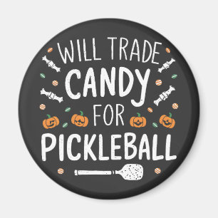 Imã Vai Trocar Doces Para O Halloween De Pickleball Sp