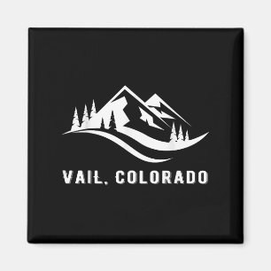 Imã Vail Colorado Mountain Souvenir Memabilia Winte