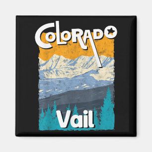 Imã Vail Colorado Mountain State Rocky Mounains Tee S