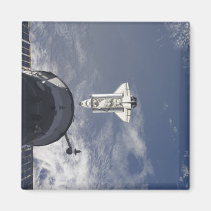 Imã Vaivém espacial Atlantis e uma nave espacial do