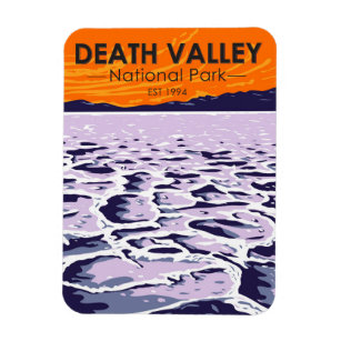 Ímã Vale da Morte Parque Nacional Vintage