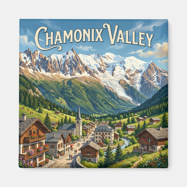 Imã Vale de Chamonix França (Frente)