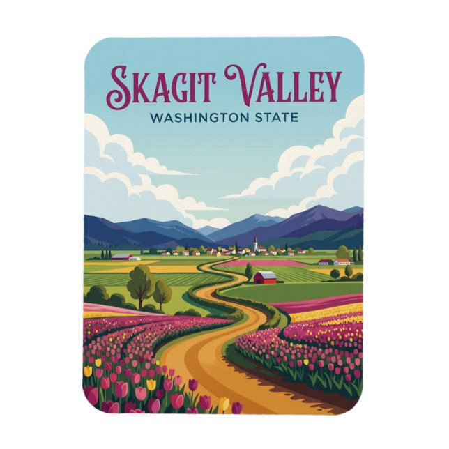 Ímã Vale de Skagit EUA (Vertical)