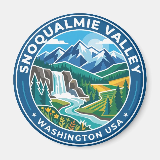 Imã Vale de Snoqualmie EUA (Frente)