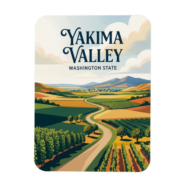 Ímã Vale de Yakima EUA (Vertical)
