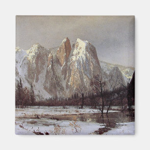 Imã Vale de Yosemite, Califórnia (Cathedral Rock)