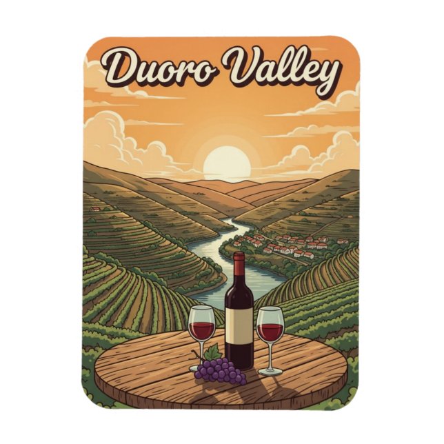 Ímã Vale do Douro Portugal Viagens (Vertical)