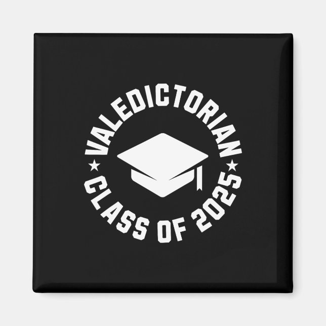 Imã Valedictorian Cl De Graduação De 2025 (Frente)