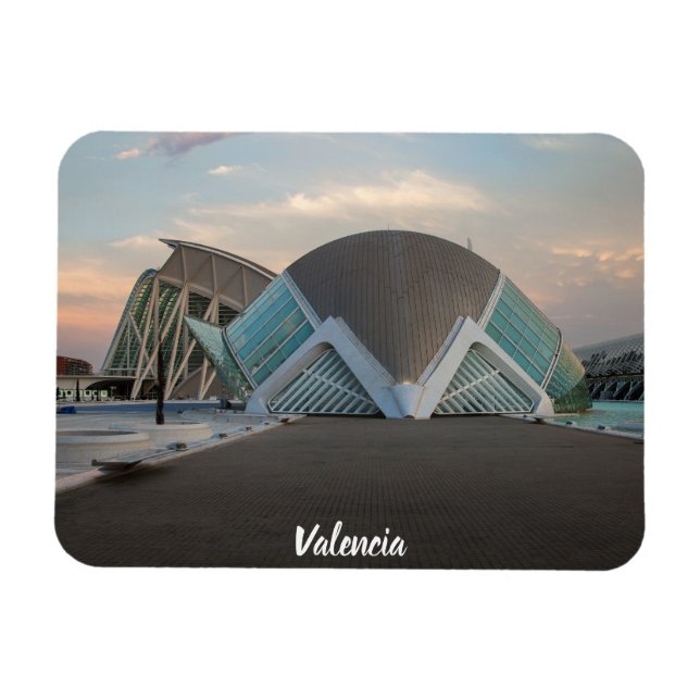 Ímã Valencia ciudad de las artes y las ciencias (Horizontal)