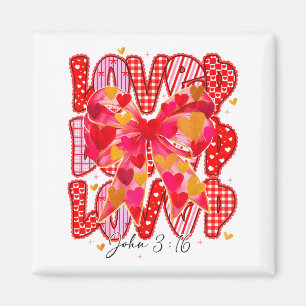 Imã Valentine Amou John 3_16 Jesus Cruz Cristã Gi