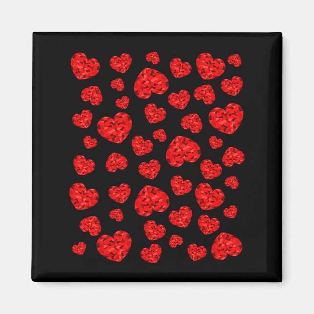 Imã Valentine Red Heart  (Frente)