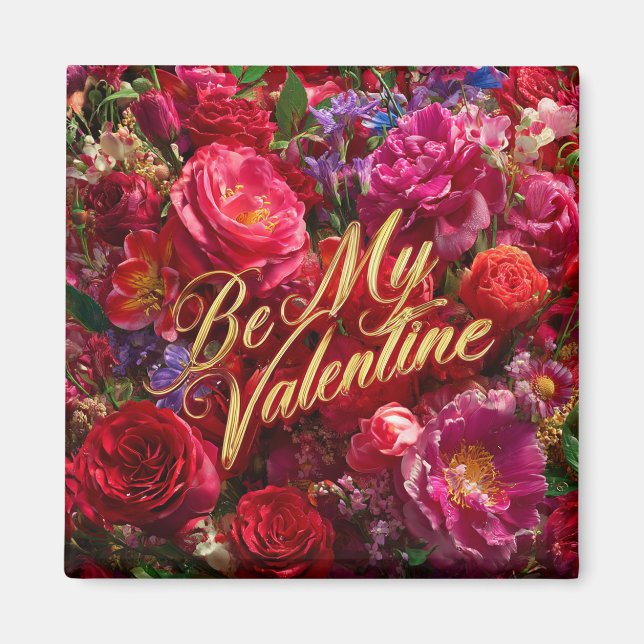 Imã Valentine’s Day Magnet | Romantic, Cute  (Frente)