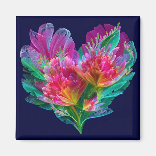 Imã Valentine’s Day Magnet | Romantic, Cute  (Frente)