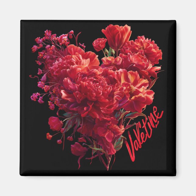 Imã Valentine’s Day Magnet | Romantic, Cute  (Frente)