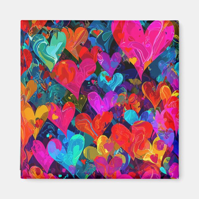 Imã Valentine’s Day Magnet | Romantic, Cute  (Frente)