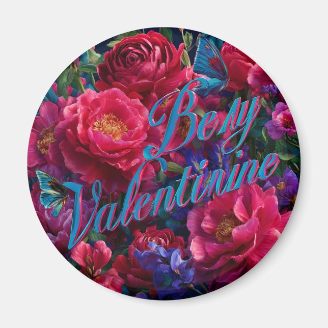 Imã Valentine’s Day Magnet | Romantic, Cute  (Frente)