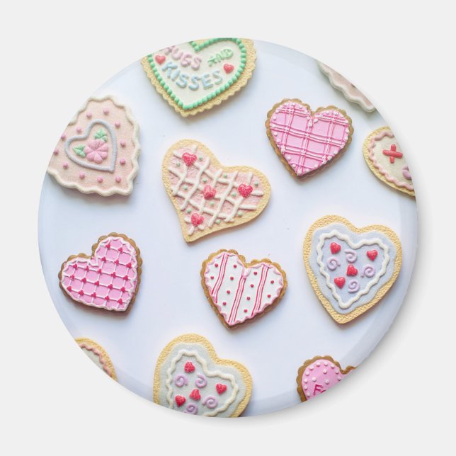 Imã Valentine's day heart cookies      (Frente)