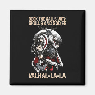 Imã Valhalla-La Deck os corredores com crânios e corpo