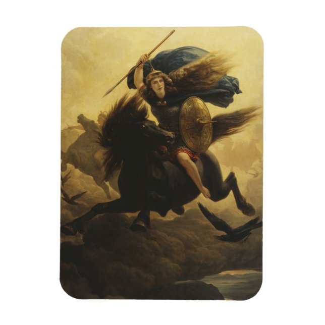 Ímã Valkyrie, 1865 (óleo na canvas) (Vertical)