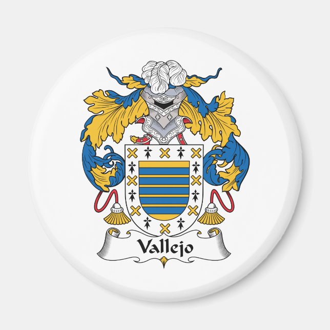 Imã Vallejo Family Crest (Frente)