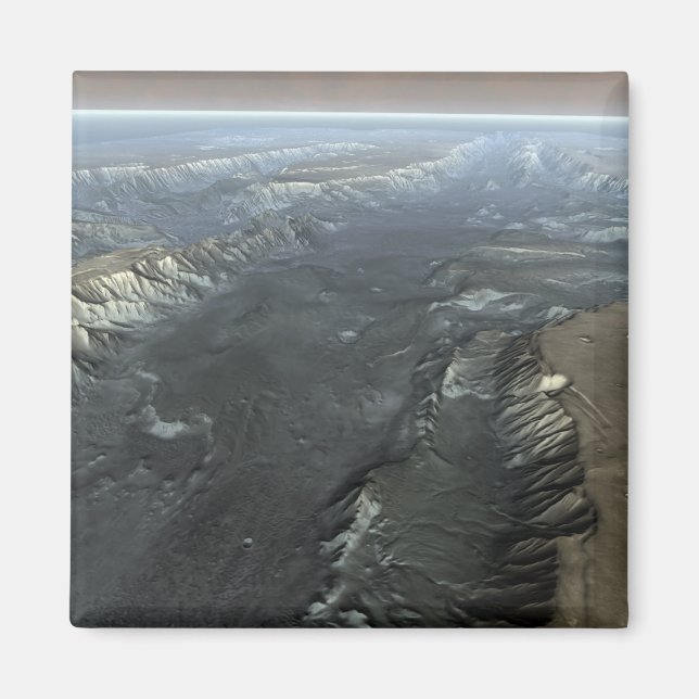 Imã Valles Marineris, o Grande Canyon de Marte (Frente)