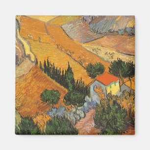 Imã Valley com Plowman por Vincent van Gogh