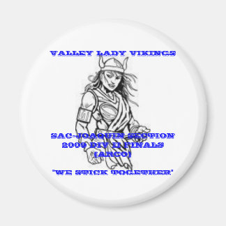 Imã Valley Lady Vikings Magnet