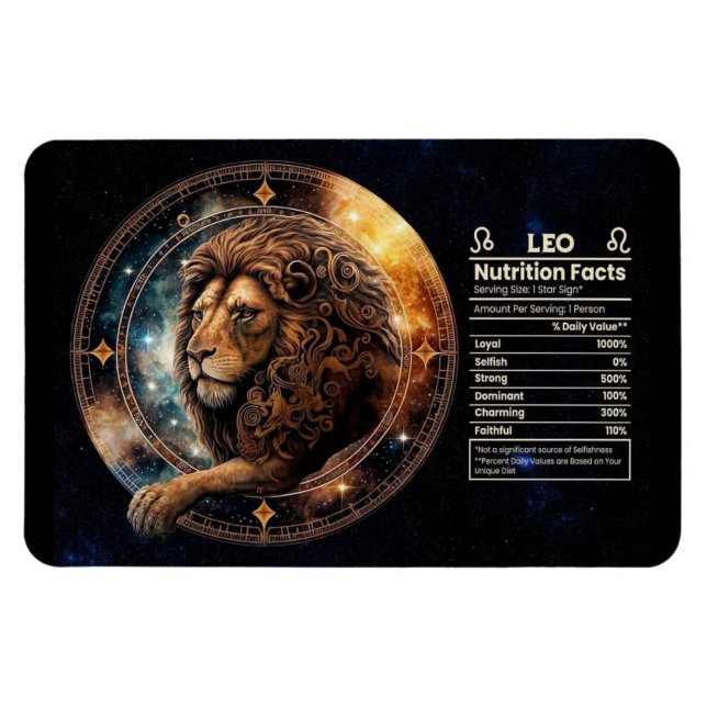 Ímã Valor Nutricional Previsto Pelo Leo (Horizontal)