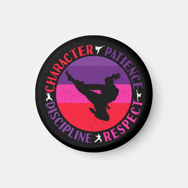 Imã Valores Essenciais das Artes Marciais - Karate (Frente)