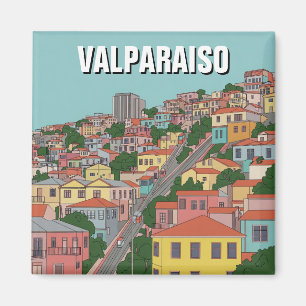 Imã Valparaiso Chile Abstrato Art