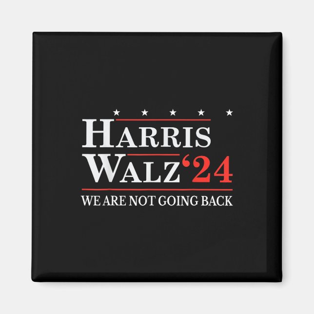 Imã Valsa Não Vamos Voltar Kamala Harris 2024 2  (Frente)