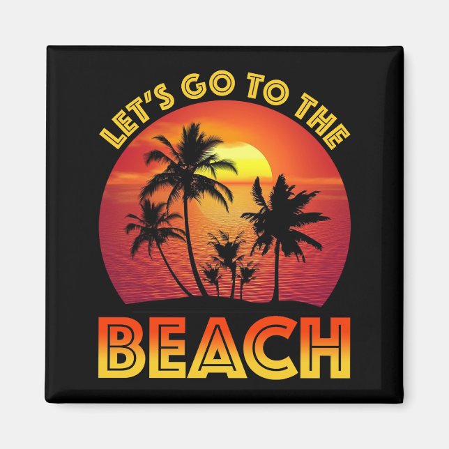Imã Vamos à Praia (Frente)