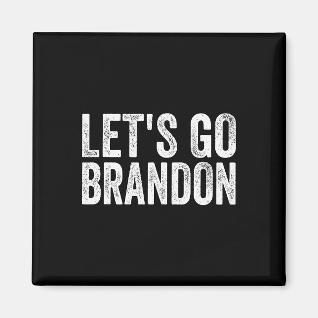 Imã Vamos Brandon Joe Biden cantar para homens e mulhe (Frente)